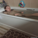 private snapshots of bathing relatives