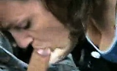 Cheating milf Deepthroating me in my car