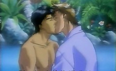 Two Horny Hentai Gays In Hot Pool