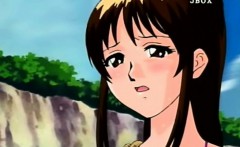 Hentai Massage Body And Pussy Vibrator In The Beach