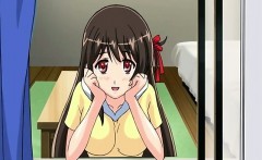 Big Titted Hentai Schoolgirl Gets Her Wet Pussy Pumped