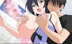 Gigantic Breasted Anime Babe Gets Rubbed