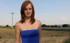 Cute Czech Girl Linda Sweet Screwed Up In An Open Field