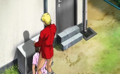 Hentai Nurse Gets Fucked From Behind Outdoors