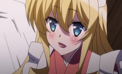 Blonde Hentai Maid With Huge Titties Rides Hard Cock