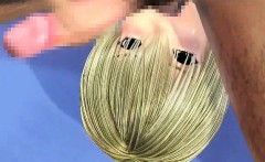 Horny 3d Anime Cutie Eats Ass Crack