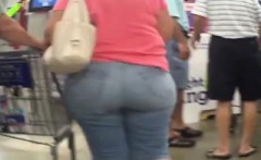 Granny With A Large Booty At Costco