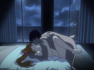 Blonde hentai girl gets fucked by older man