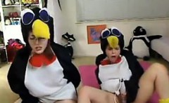 Teen Girls In Costumes Masturbate Using Wands