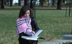 Having just met in a park these two eager college students