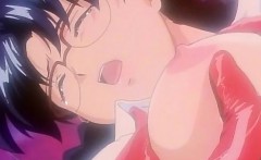 Anime Girl In Glasses Gets Cunt Nailed By Monster Tentacles