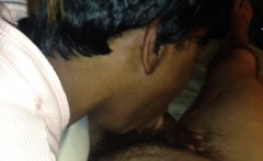Ebony Mom Eating A White Cock - Pov