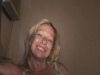 Mature Blonde Street Whore Blowjob And Cum Eating POV