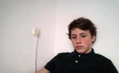 Danish 18yo Single Teen Boy & Masturbate-Masturbating Show