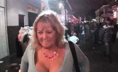 Random amateurs flashing in public during mardi gras