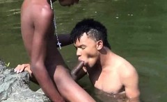 Heated Latinos Get Wet And Go Gay Under The Sun