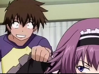 Busty hentai girl gets fucked