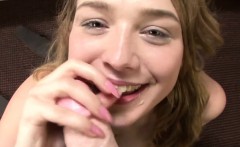 Taboo Teenager Covered In Cum After Blowjob