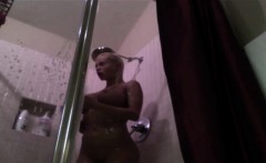 Nikita Takes A Hot Shower