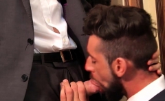 Muscle gay anal sex with cumshot