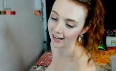 Redhead Masturbation Anal