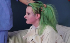 Unusual Nympho Was Brought In Asshole Asylum For Awkward Tre