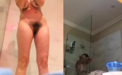 Hairy Milf Washing Naked In Shower Hidden Camera