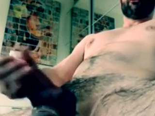 7 inch girth beer can hairy cock DILF goon bate