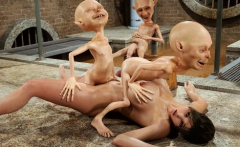 3d Lara Croft Ruined By Creatures!