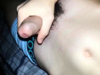 young asian guy cum