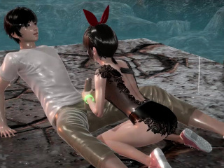 Hentai game went wrong I created a young teen just like my o