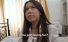 Hot Nasty Brunette Babe Gets Her Pussy