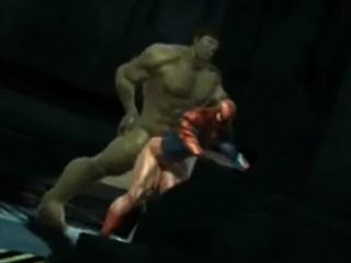 Big dick hulk fucks Spider Man