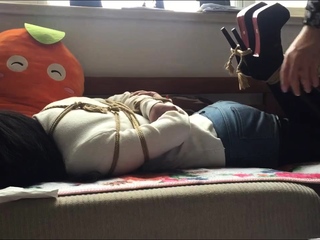 Japanese woman bdsm gagging