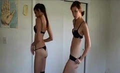 Amateur Teen Twins Strip