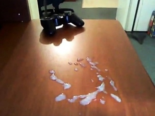 BIG CURVED BLACK DONKEY DICK BLOWING SOME JIZZ
