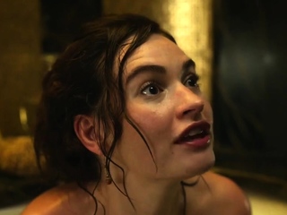 Lily James and Emily Beecham in sexy scenes