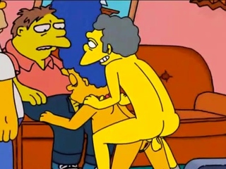 Marge Simpson cheating mom