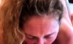Hot amateur blonde gangbanged