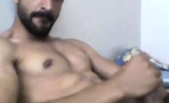 Turkish handsome hunk with big cock cumming