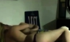 Blonde Hot College Babe Homemade