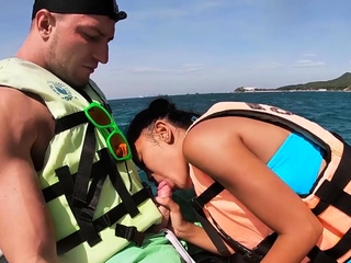 Guy experienced amazing amateur blowjob