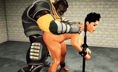 Sci-fi Prison. A Sexy Busty Brunette Gets Fucked Hard By Bbc