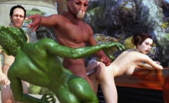 Helpless 3d Girls Wrecked By Monsters!