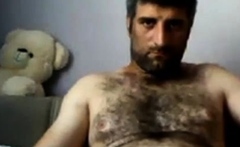 Masturbating Turkey-Turkish Natural Bear Volkan 2