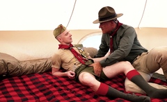 ScoutBoys Hung daddy raw breeds obedient scout