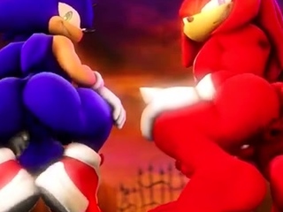 Sonic and Knuckles and Espio Hot Sex - [Rtzero]
