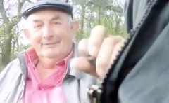 Grandpa In Park