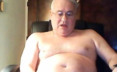 grandpa cum on cam and taste his cum