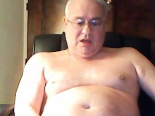 grandpa cum on cam and taste his cum